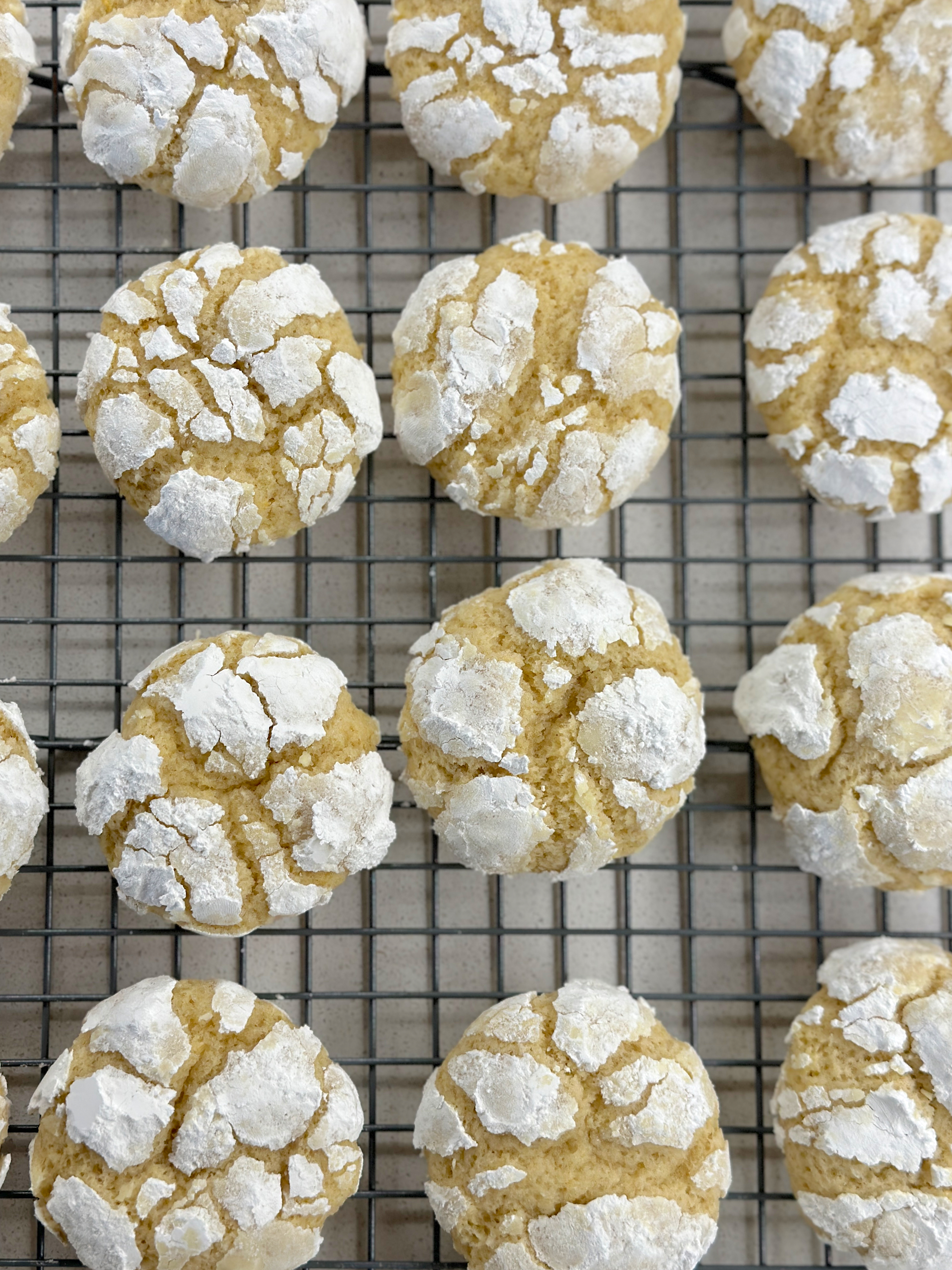 Lemon Crinkle Cookies