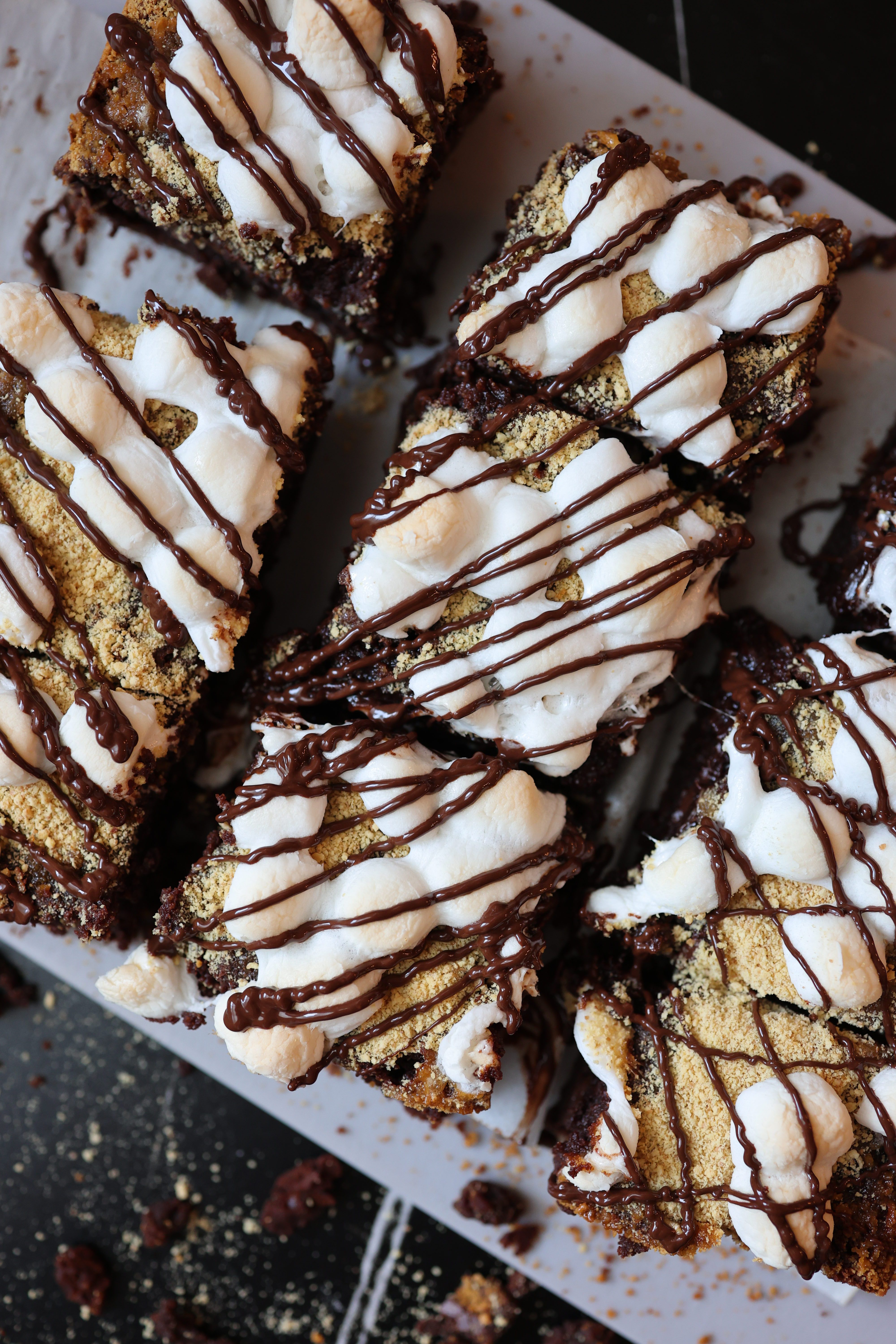 Gooey S’mores Brownies