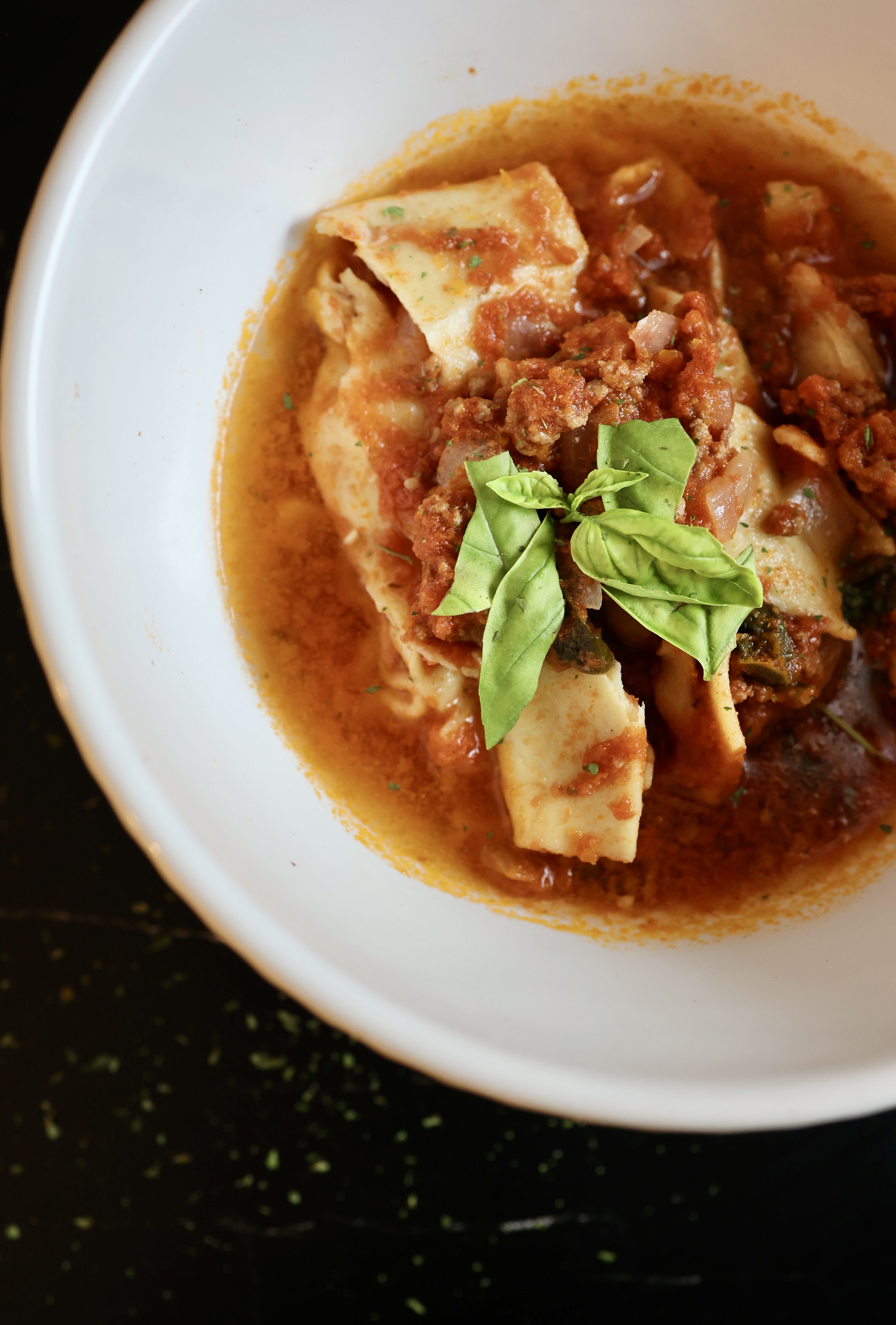 One Pot Lasagna Soup
