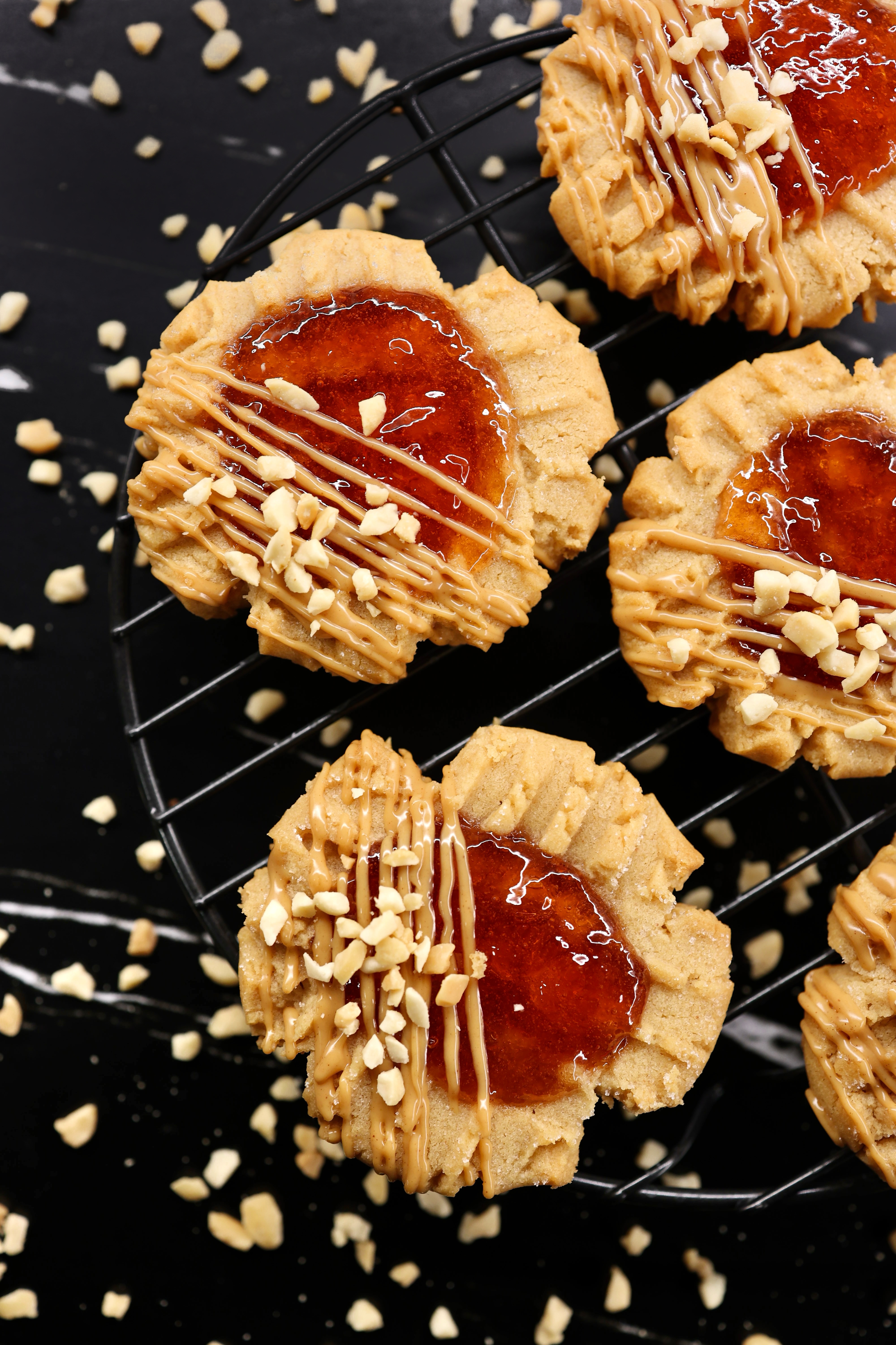 Peanut Butter and Jelly Cookies