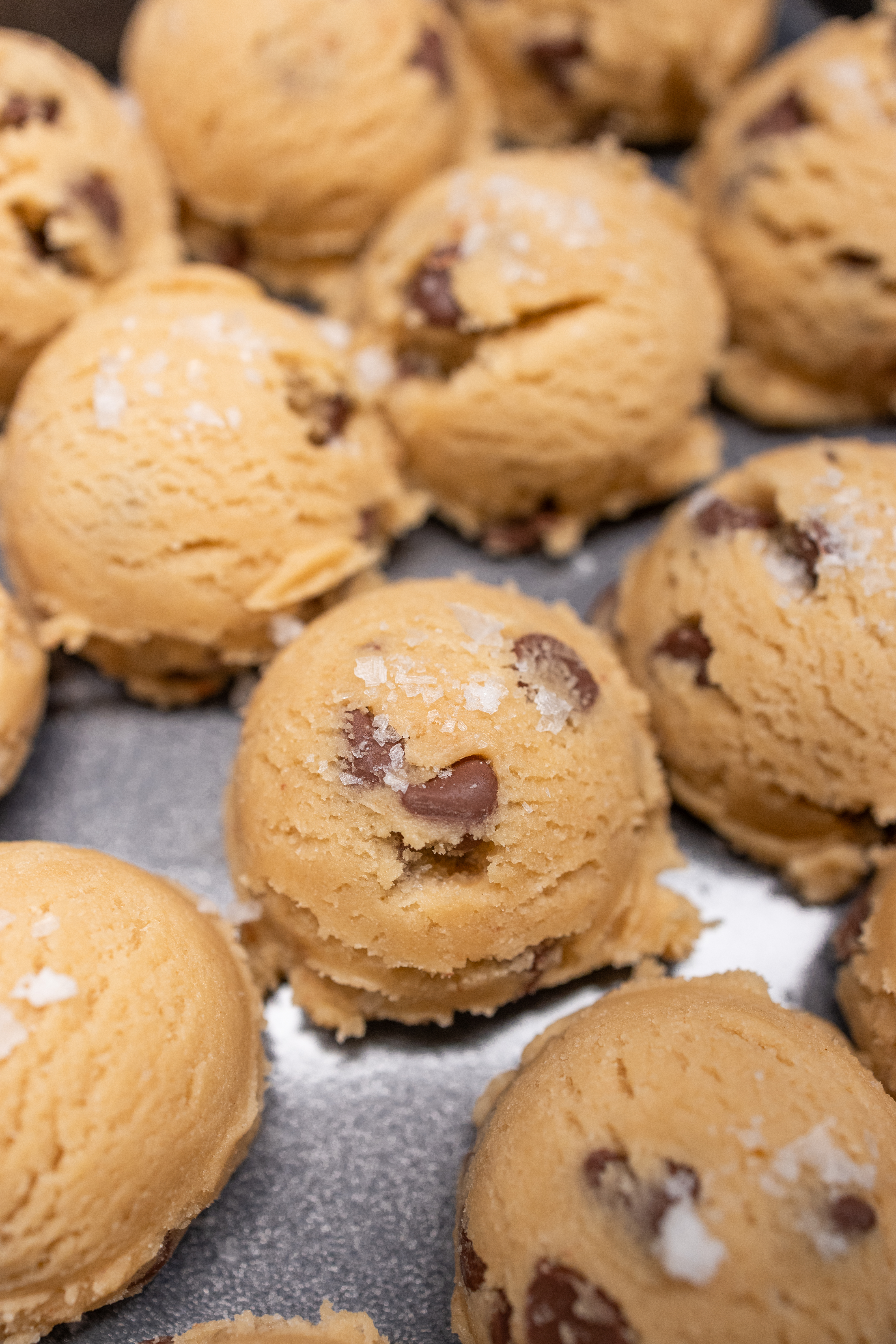 Sourdough Discard Chocolate Chip Freezer Cookies
